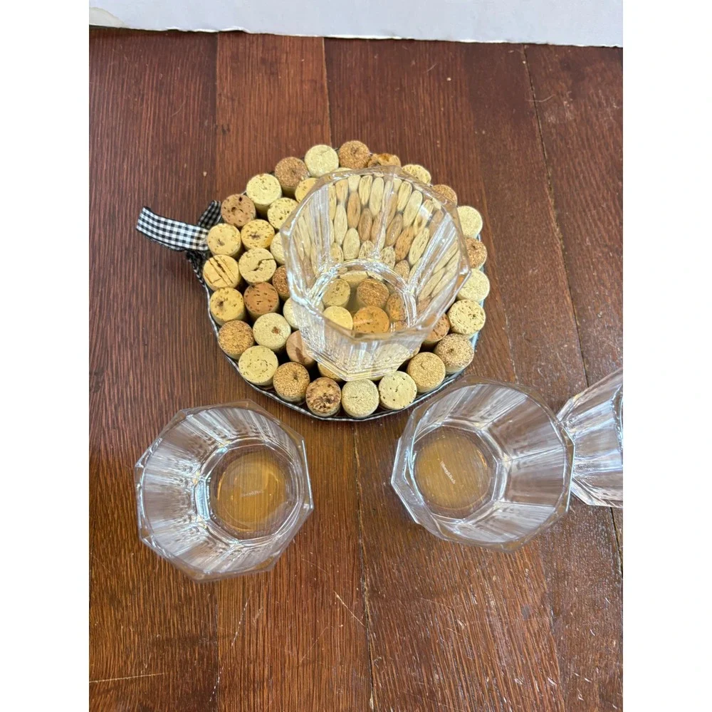 Villeroy & Boch Royale Crystal 8oz Old Fashioned Glasses Set‎ of 4 Octagon Flat